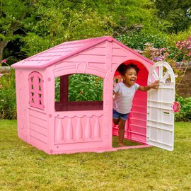 PalPlay Spielhaus Haus Des Vergnügens 130 x 111 x 115 cm Kunststoff/Rosa