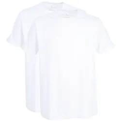 TOM TAILOR Herren T-Shirt, Vorteilspack - Lucky T, Halbarm, Rundhals, einfarbig Weiß M 6er Pack (3x2P)