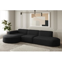 Fun Möbel Ecksofa Designersofa PALMA in Stoff Opera Velvet
