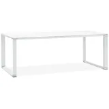 KADIMA DESIGN Schreibtisch Glas | 200 x 100 cm Arbeitszimmer, Schreibtische, Bürotische