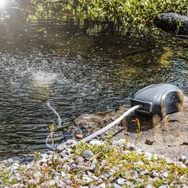 esotec Solar Teichbelüfter-SET 25/600 LiFePo4 Akku, Teichbelüftung Pumpe 101876
