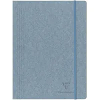Clairefontaine 4x Sammelmappe mit Gummizug 24x32cm Jeansblau 83519C