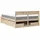 vidaXL Bett 120 x 200 cm Braun
