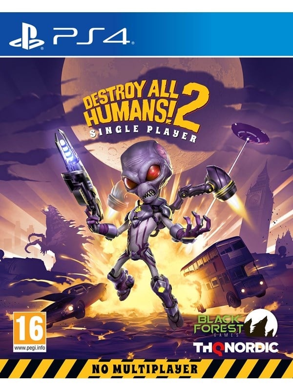 Destroy All Humans! 2 - Reprobed (Single Player) - Sony PlayStation 4 - Action - PEGI 16