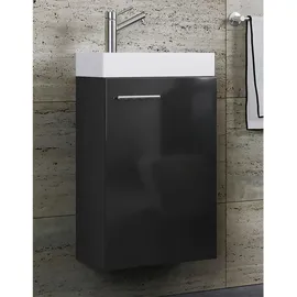 VCM Badmöbel-Set »Slito«, 2-teilig - Schwarz,