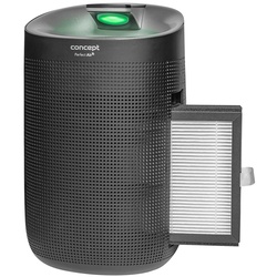 Concept OV1210 dehumidifier Black, Silver, Luftentfeuchter, Schwarz, Silber