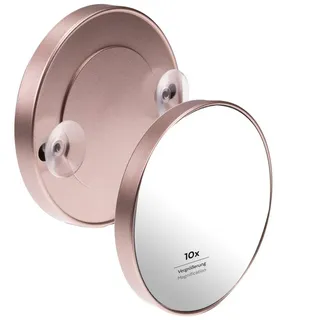 Parsa Beauty Badspiegel Essential Saugnapf-Spiegel in Champagner, 10-fache Vergrößerung schwarz