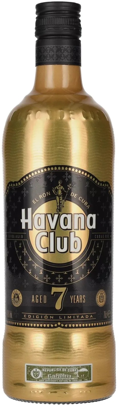 Havana Club Añejo 7 GOLD Limited Edition 2022 40% Vol. 0,7l