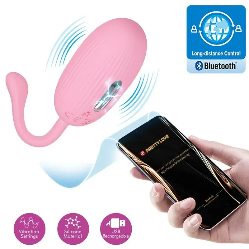 PRETTY LOVE - Doreen Pink wiederaufladbares Vibrationsei