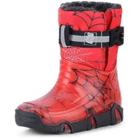 Ladeheid Kinder Mädchen Jungen Schneestiefel Gummistiefel gefüttert LAZT008 (04-Rot,