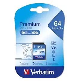 Verbatim SDXC 64GB Class 10 UHS-I