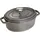 Staub Cocotte 29 cm oval graphitgrau