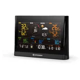 Bresser zusätzliche / Ersatz-Basisstation für 7003300 WLAN Comfort Wettercenter Funk Wetterstation mit Farbdisplay und integriertem Wecker schwarz