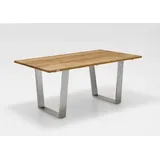 Niehoff Noah Trapezkufe Edelstahl - 260 x 95 cm Teak