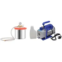 VidaXL Vakuumkammer mit Einstufiger Pumpe 7,4 L