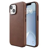 Woodcessories Bio Leather Case MagSafe iPhone 15 Brown