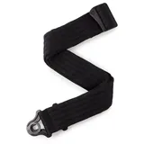 d’addario Gitarrengurt, Nylongewebe, Auto Lock, Black Padded Stripes - Gitarrengurt