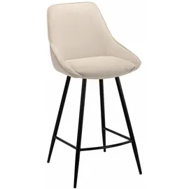 vente-unique Barhocker 2er-Set  - cremefarben