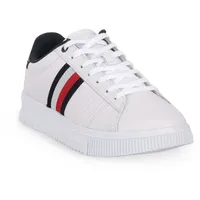 Tommy Hilfiger Shoes Leder-Sneakers in Weiß