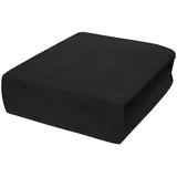 4mybaby GmbH Spannbettlaken Frottee 80 x 180 cm schwarz