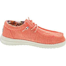 Fusion Mokassins Schnürschuhe in Orange 37 EU