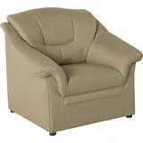 DOMO collection Sessel Mezia komfortabel und zeitlos, bequeme Armlehnen beige