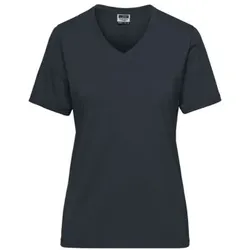 Damen BIO Workwear T-Shirt JN1807, carbon, Größe XL - carbon - XL