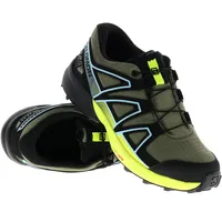 Salomon Kinder Speedcross CSWP Schuhe (Größe 33, oliv)