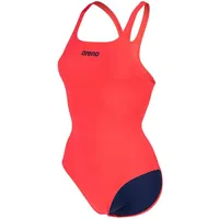 Arena Damen Women's Team Pro Solid One Piece Swimsuit, Bright Coral, 40 EU