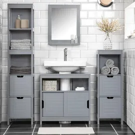 SoBuy SoBuy, Waschbeckenunterschrank, Waschbeckenunterschrank (60 x 60 x 30 cm, Badezimmer, Badezimmerschränke, Waschbeckenunterschränke