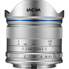 Laowa 7,5mm F2,0 Lightweight Micro Four Thirds silber