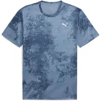 Puma Tad Essentials AOP Tee blau M