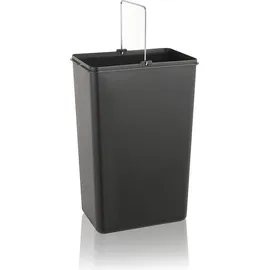 MAXCRAFT Mülleimer 54 l Silber