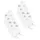 JACK & JONES Tennissocken Herren Schwarz Weiß One Size JACDIRECT TENNIS SOCK 20er Pack Weiß/Pack 4 One Size