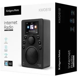 Krüger&Matz Internetradio schwarz