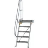 Günzburger MUNK Aluminium-Treppe Plattform 60° 5 Stufen
