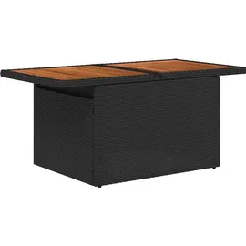 vidaXL Gartenlounge Set 11-tlg. Schwarz