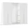 OTTO home Drehtürenschrank AGORDO 271 x 210 x 54 cm Weiß