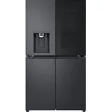 LG GMG960EVEE, Freistehend, French door, Schwarz, Tasten, Berührung, LED, Innen - Schwarz