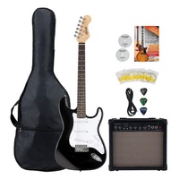 Shaman Element Series STX-100B E-Gitarre Schwarz Starter Set