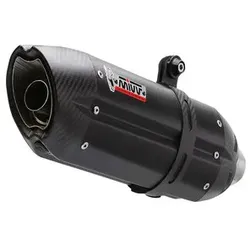 MIVV Suono Auspuffsystem mit EG-BE Edelstahl, Schwarz, Titan