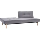 Innovation Living Schlafsofa Splitback Polyester 3-Sitzer Grau