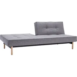 Innovation Living Schlafsofa Splitback Polyester 3-Sitzer Grau