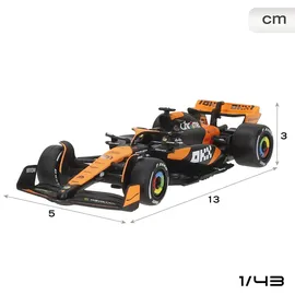 BBURAGO F1 McLaren MCL38 ́24 2er-Set 1:43 Modellauto