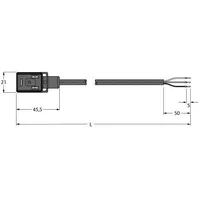Turck Ventilsteckverbinder VIS02-A80E-2/TEL