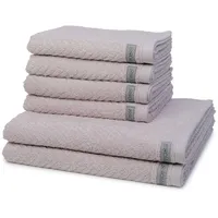Ross Smart Handtuch-Set (6-teilig) Stein Grau