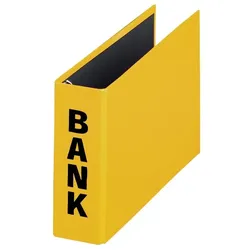 PAGNA Bankordner 'Basic Colours', für Kontoauszüge, gelb