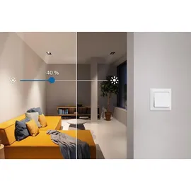 Bosch Smart Home Dimmer Schalter, Aktor zur smarten Steuerung von dimmbarer Beleuchtung, kompatibel mit Amazon Alexa, Google Assistant und Apple HomeKit