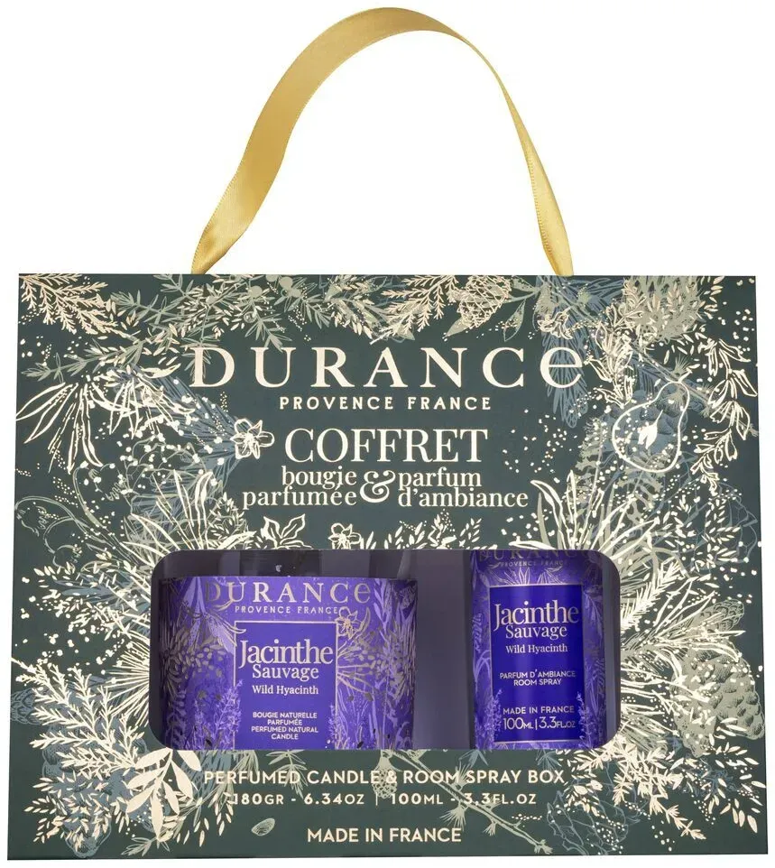 Wilde Hyazinthe Duftkerze 180g & Raumspray 100ml