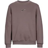 Nike KM K NK CLUB FLC CREW LS, Größe M in plum eclipse-black,